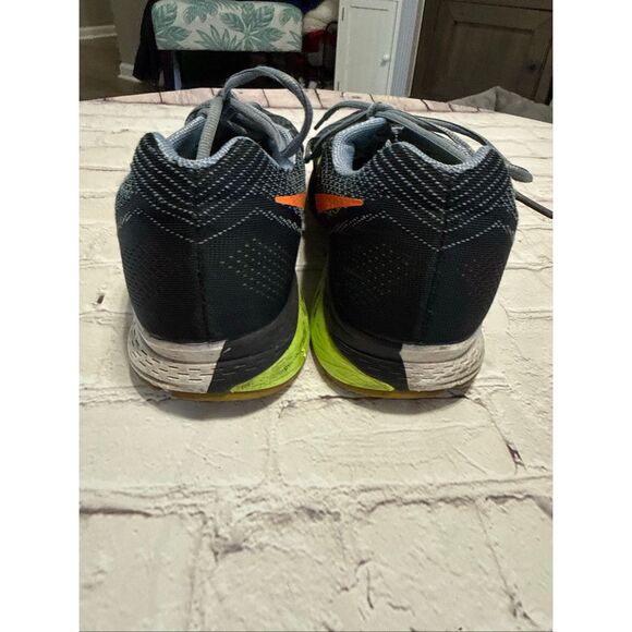 Nike Zoom Structure 18 Sneakers Black Neon Yellow Orange Running Men\'s Size 11.5 main image 8